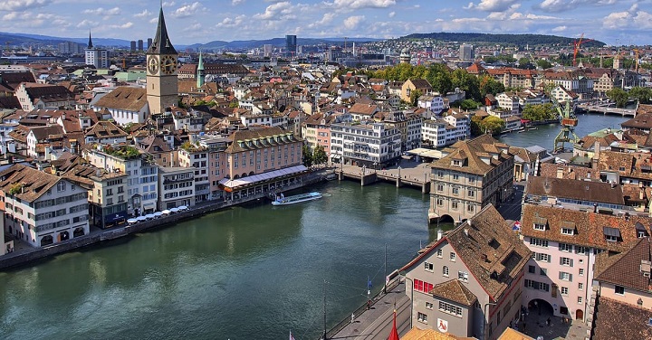 Zurich in Switzerland - Top 12 Happiest Cities in the World (2023 updated)